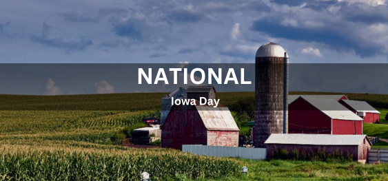 National Iowa Day [राष्ट्रीय आयोवा दिवस]